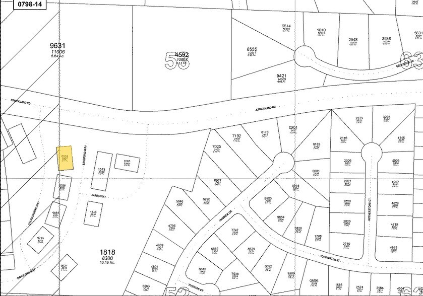 8341 Bandford Way, Raleigh, NC à louer - Plan cadastral - Image 3 de 3
