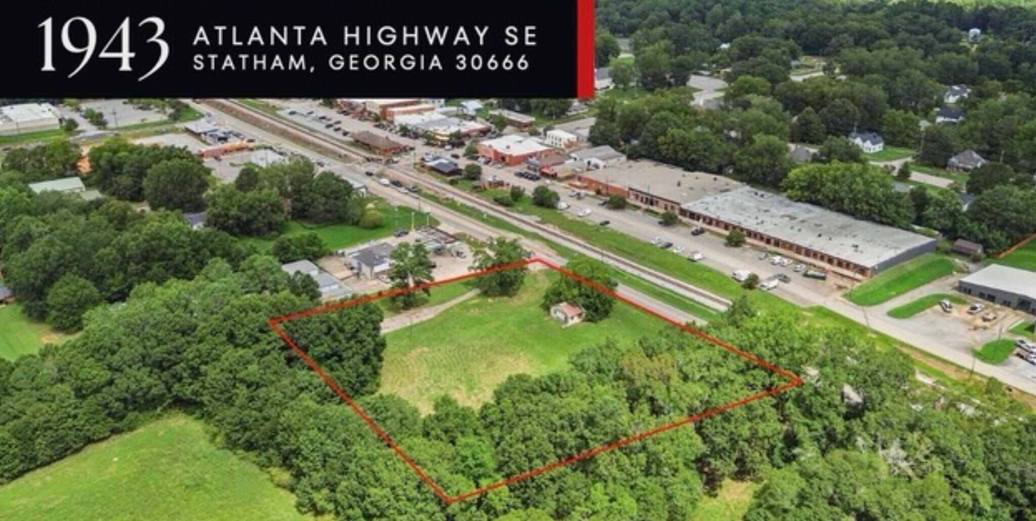 1943 SE Atlanta Hwy SE, Statham, GA à vendre Aérien- Image 1 de 2