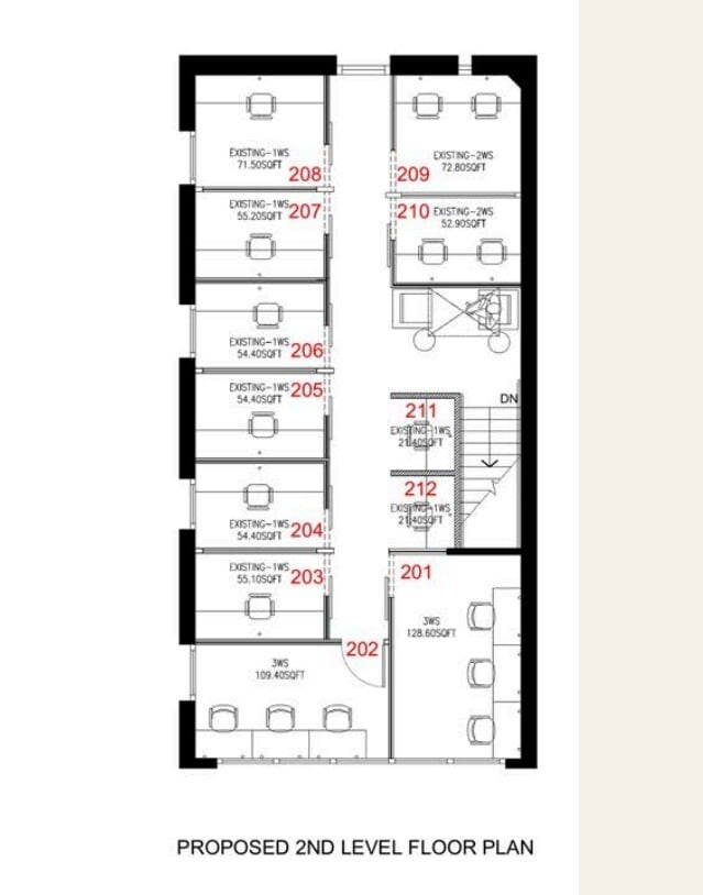 120 E 3rd St, Long Beach, CA à louer Plan d’étage- Image 1 de 1