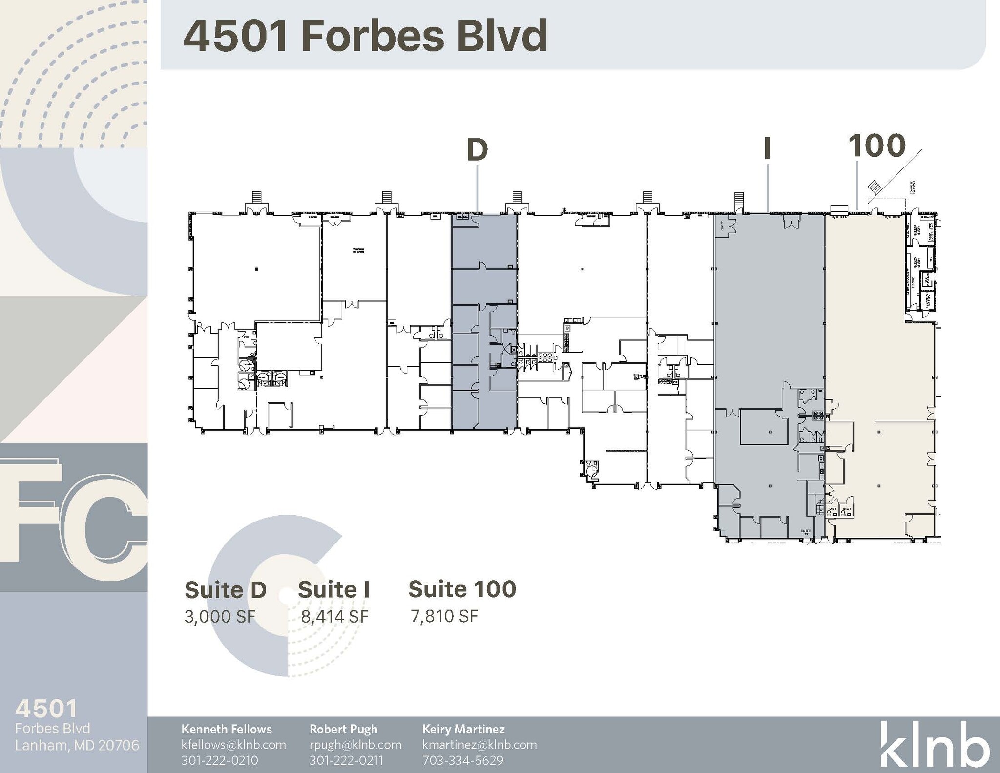 4501 Forbes Blvd, Lanham, MD for lease Floor Plan- Image 1 of 1