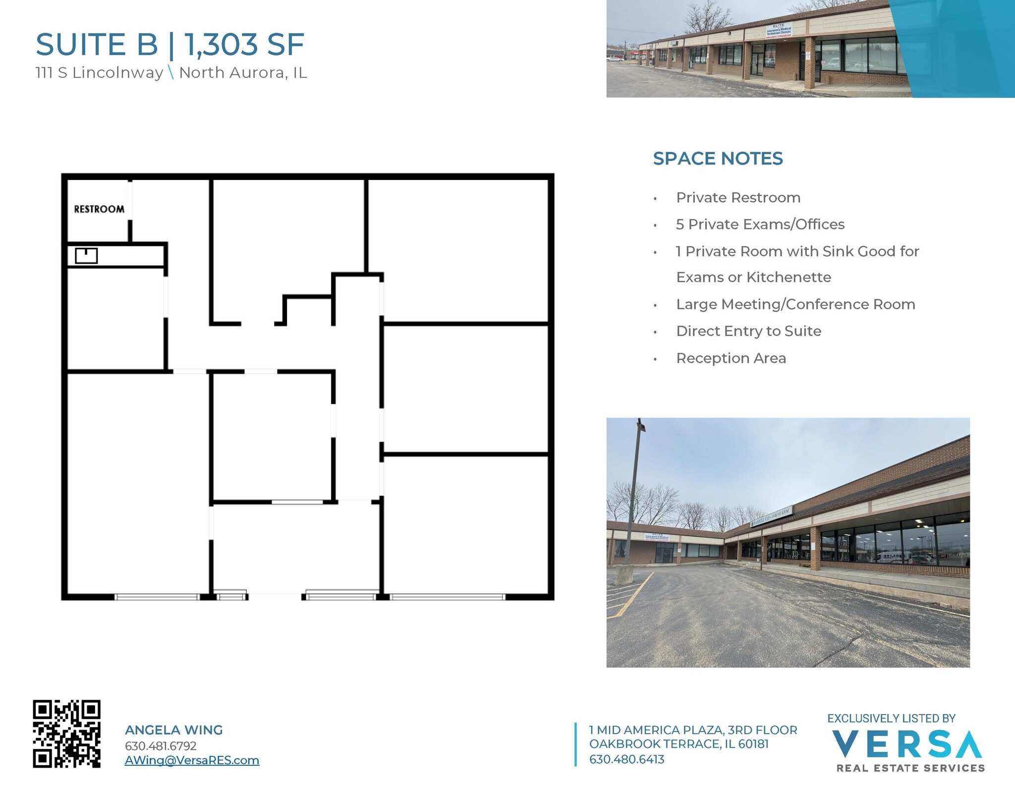 111 S Lincolnway, North Aurora, IL for lease Floor Plan- Image 1 of 1