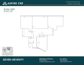 770 S Post Oak Ln, Houston, TX for lease Floor Plan- Image 1 of 3