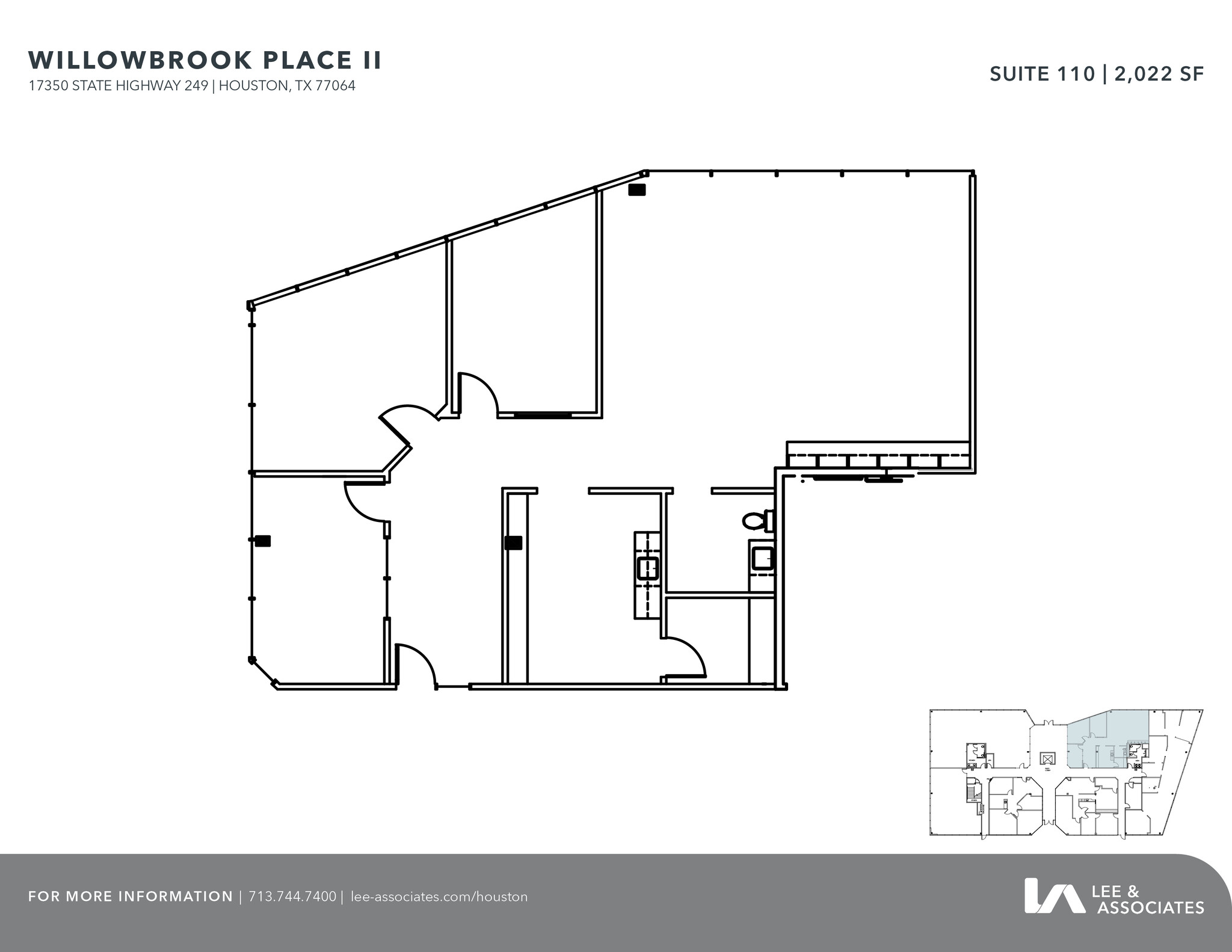 17314 State Highway 249, Houston, TX for lease Floor Plan- Image 1 of 2