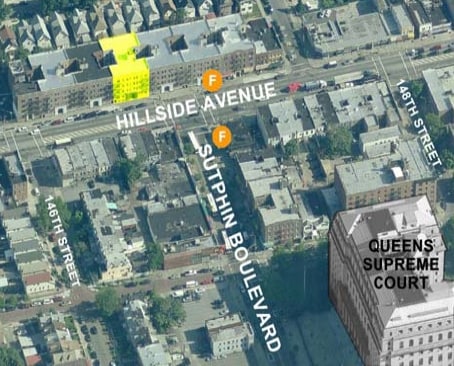 146-17 Hillside Ave, Jamaica, NY for sale - Aerial - Image 2 of 3