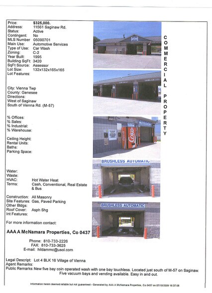 11561 N Saginaw Rd, Clio, MI à vendre - Autre - Image 2 de 7