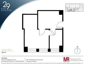 29 E Madison St, Chicago, IL for lease Floor Plan- Image 1 of 6