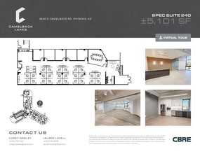 2850 E Camelback Rd, Phoenix, AZ for lease Floor Plan- Image 2 of 2