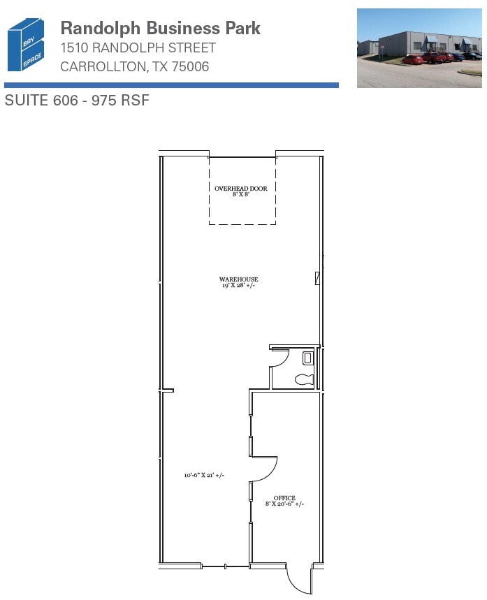 1510 Randolph St, Carrollton, TX for lease Floor Plan- Image 1 of 1