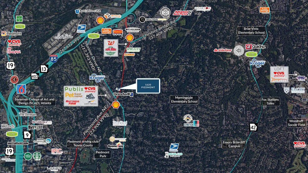 1620 Piedmont Ave NE, Atlanta, GA à vendre - Photo du bâtiment - Image 2 de 4