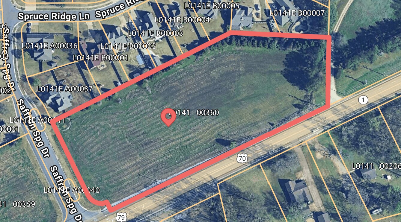 Hwy 70 & Evergreen Rd, Lakeland, TN à vendre Aérien- Image 1 de 2