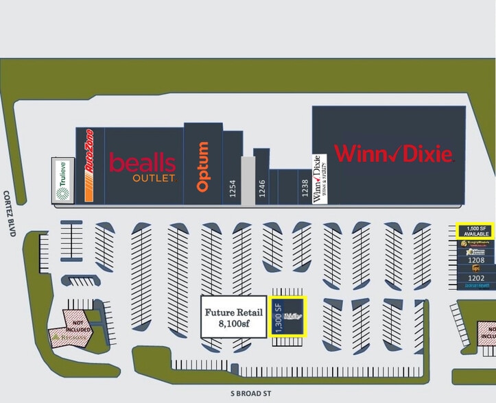 1200 S Broad St, Brooksville, FL for lease - Site Plan - Image 2 of 7