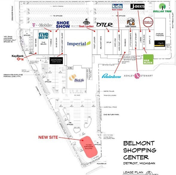 1900 E 8 Mile Rd, Detroit, MI à louer - Photo du bâtiment - Image 1 de 1