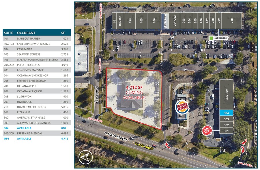12961 N Main St, Jacksonville, FL à louer - Photo du bâtiment - Image 2 de 23