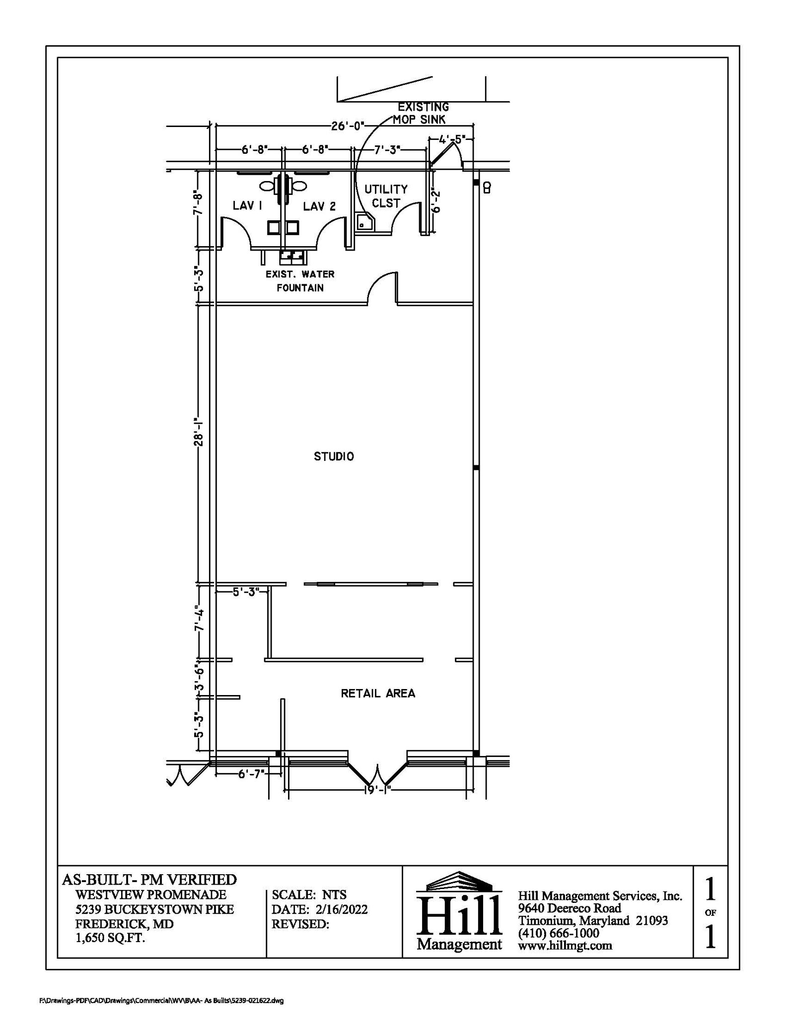 5201-5285 Buckeystown Pike, Frederick, MD à louer Plan d  tage- Image 1 de 1