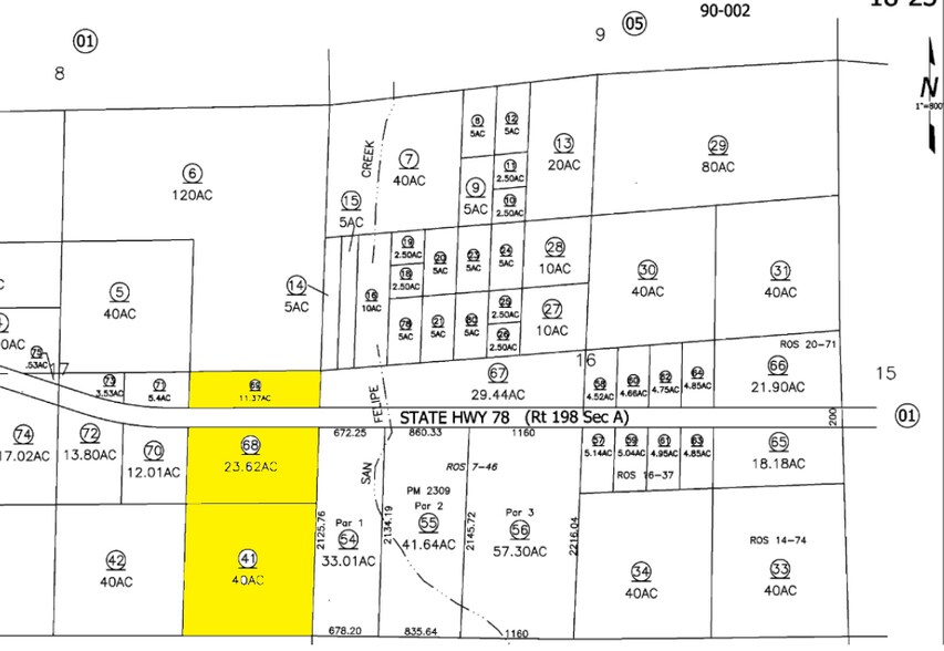 41 Highway 78, Borrego Springs, CA à vendre - Plan cadastral - Image 3 de 3