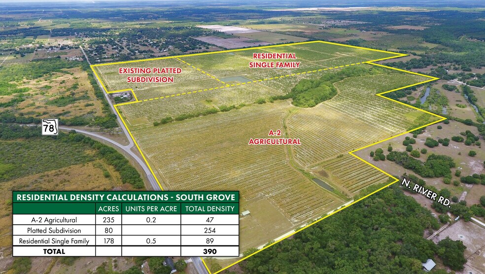 3250 N River Rd, LaBelle, FL à vendre - Aérien - Image 2 de 5