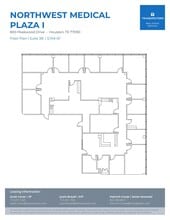 800 Peakwood Dr, Houston, TX for lease Floor Plan- Image 1 of 2