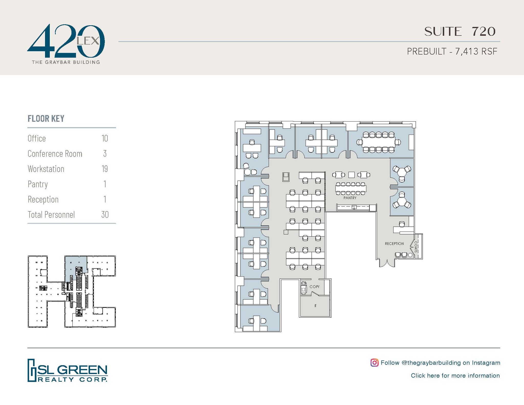 420 Lexington Ave, New York, NY à louer Plan d’étage- Image 1 de 1