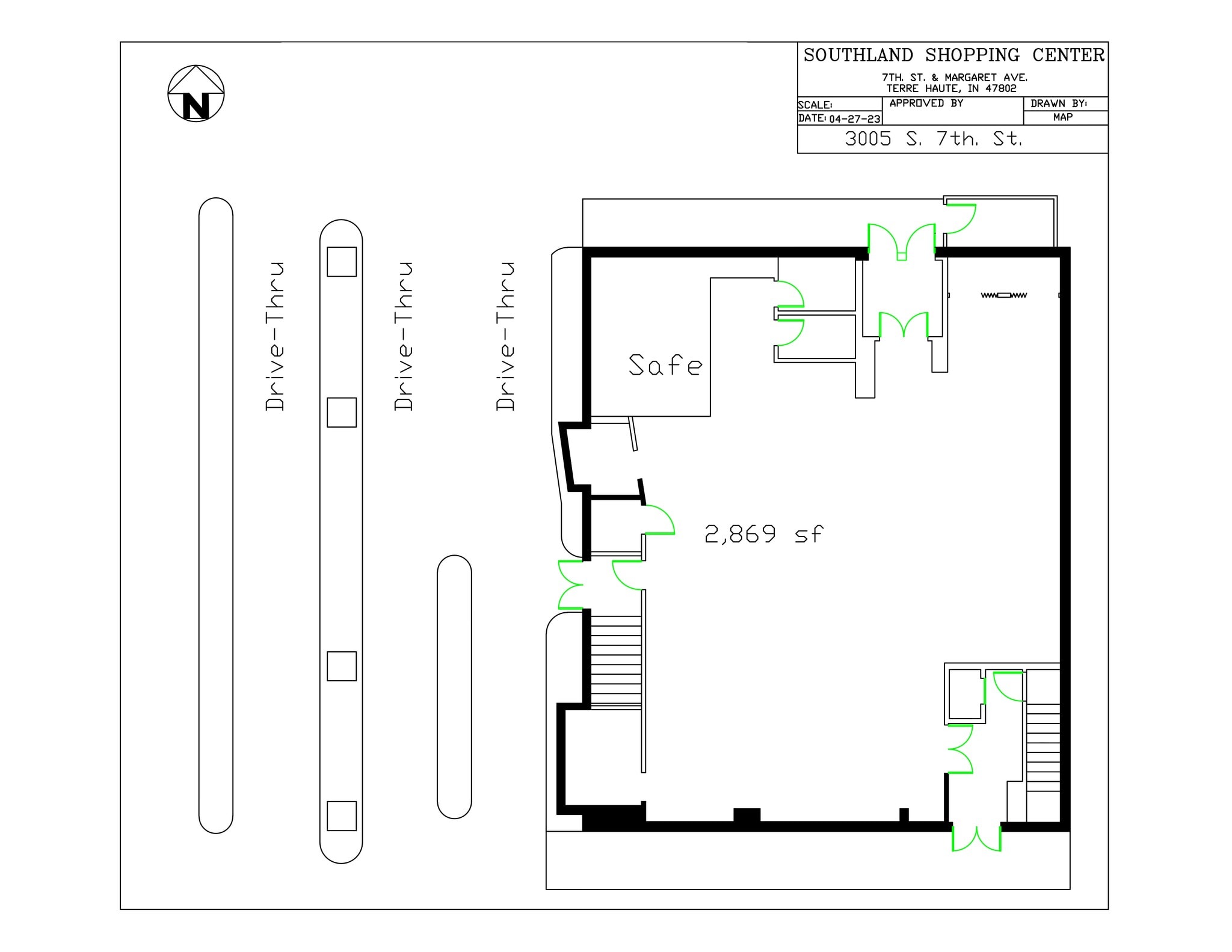 3000 S 7th St, Terre Haute, IN à louer Plan de site- Image 1 de 1