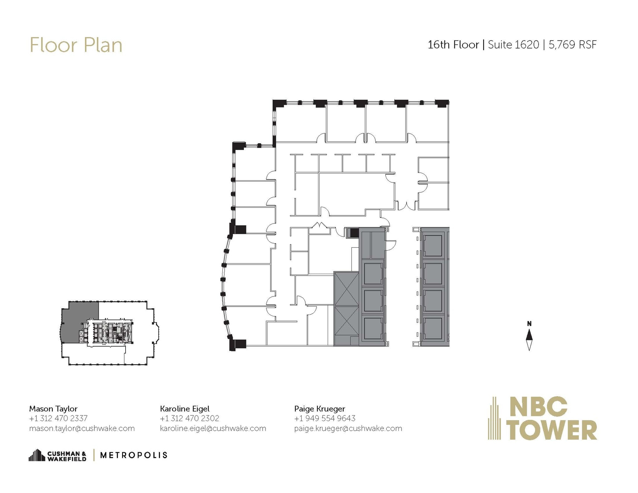 455 N Cityfront Plaza Dr, Chicago, IL for lease Floor Plan- Image 1 of 1