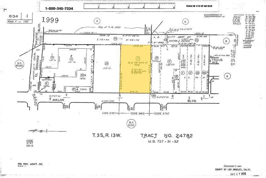 13104 Avalon Blvd, Los Angeles, CA à louer - Plan cadastral - Image 3 de 8