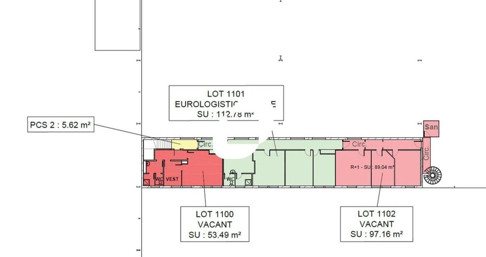 12 Rue De Cherbourg, Strasbourg à louer - Plan d’étage - Image 3 de 3