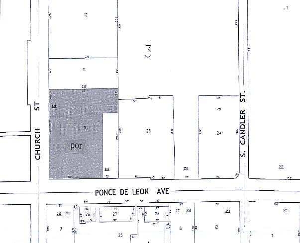200 E Ponce De Leon Ave, Decatur, GA à louer - Plan cadastral - Image 3 de 17
