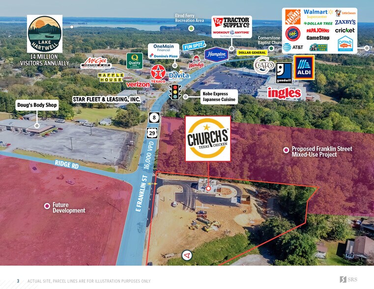 760 E Franklin St, Hartwell, GA à vendre - Photo du bâtiment - Image 2 de 6