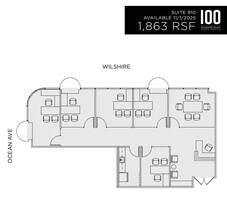 100 Wilshire Blvd, Santa Monica, CA for lease Floor Plan- Image 1 of 1