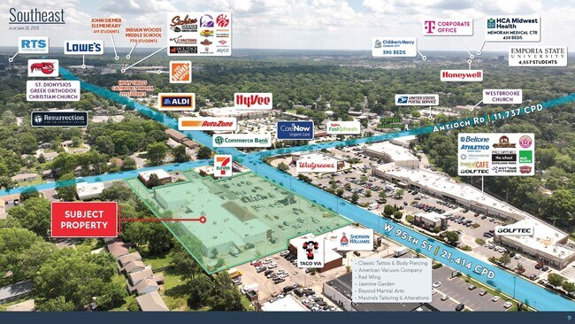 More details for 8800-8858 W 95th St, Overland Park, KS - Retail for Sale