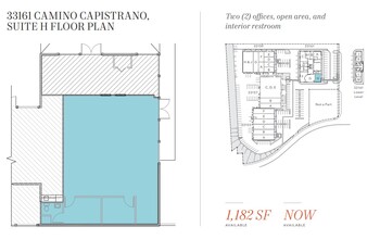 33161 Camino Capistrano, San Juan Capistrano, CA for lease Floor Plan- Image 1 of 1