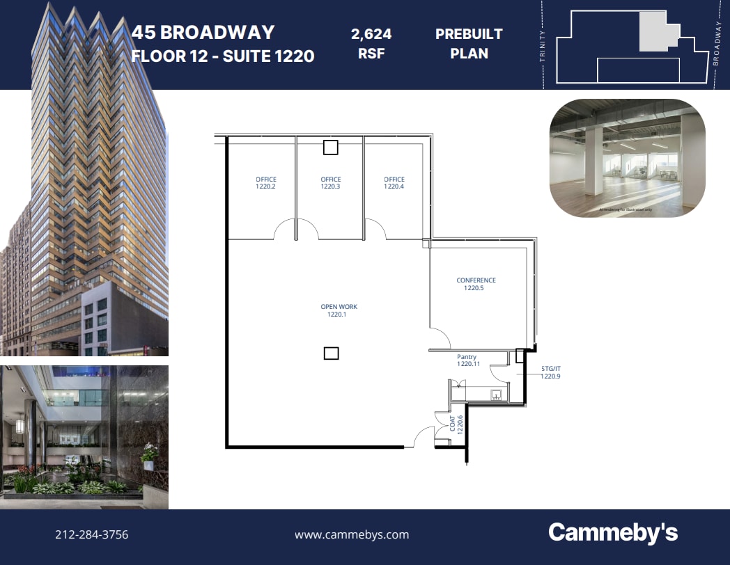 45 Broadway, New York, NY for lease Floor Plan- Image 1 of 1