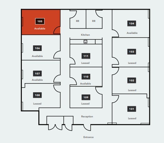 2301-2305 Melrose Dr, Vista, CA for lease Floor Plan- Image 1 of 1