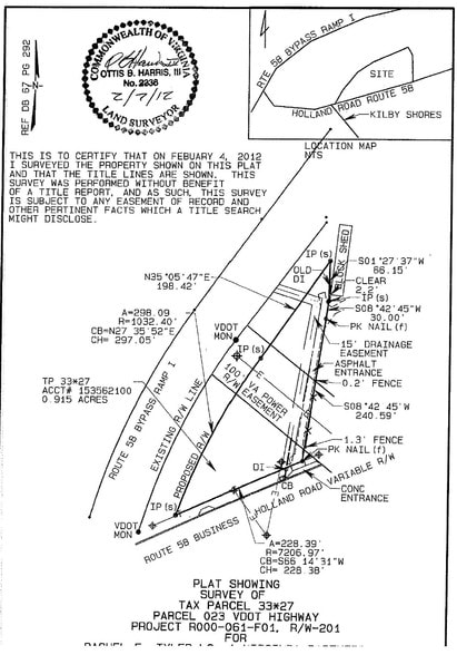 1444 Holland Rd, Suffolk, VA à vendre - Plan cadastral - Image 2 de 2
