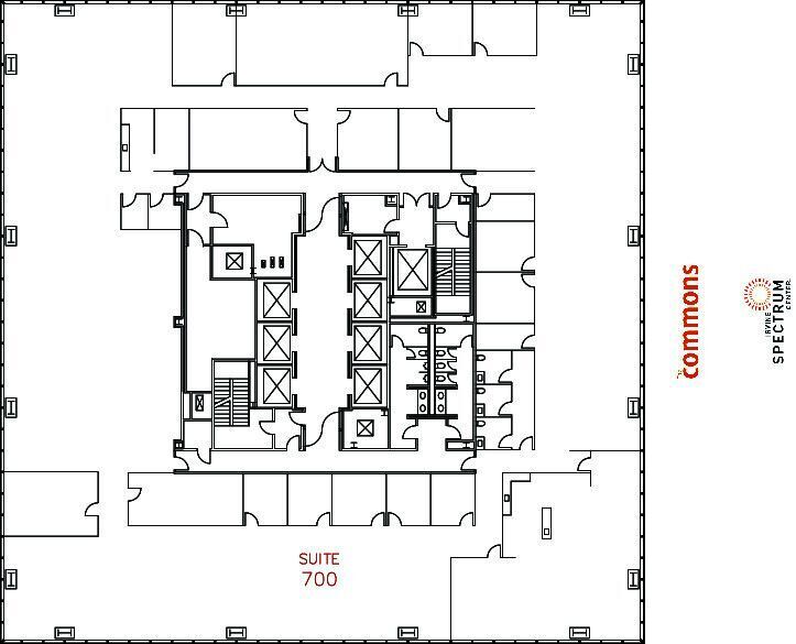 400 Spectrum Center Dr, Irvine, CA à louer Plan d’étage- Image 1 de 1