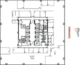 400 Spectrum Center Dr, Irvine, CA à louer Plan d’étage- Image 1 de 1