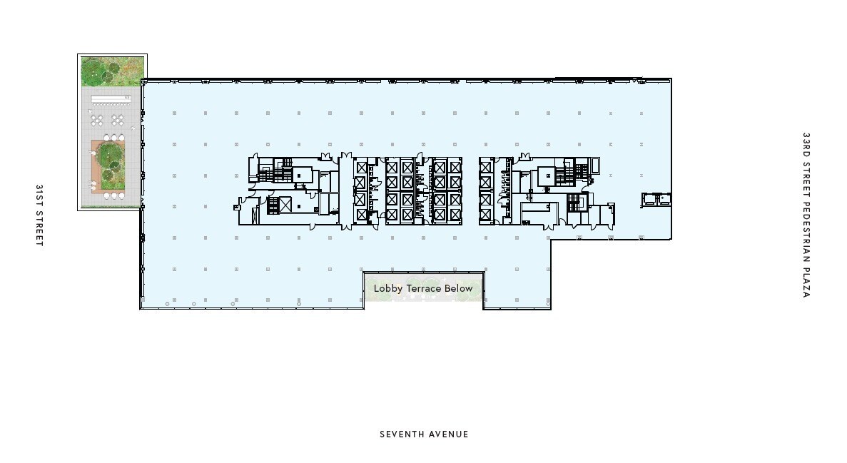 PENN 2, New York, NY for lease Floor Plan- Image 1 of 1