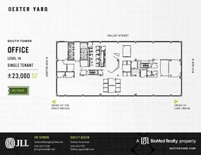 700 Dexter Ave N, Seattle, WA à louer Plan d’étage- Image 1 de 1