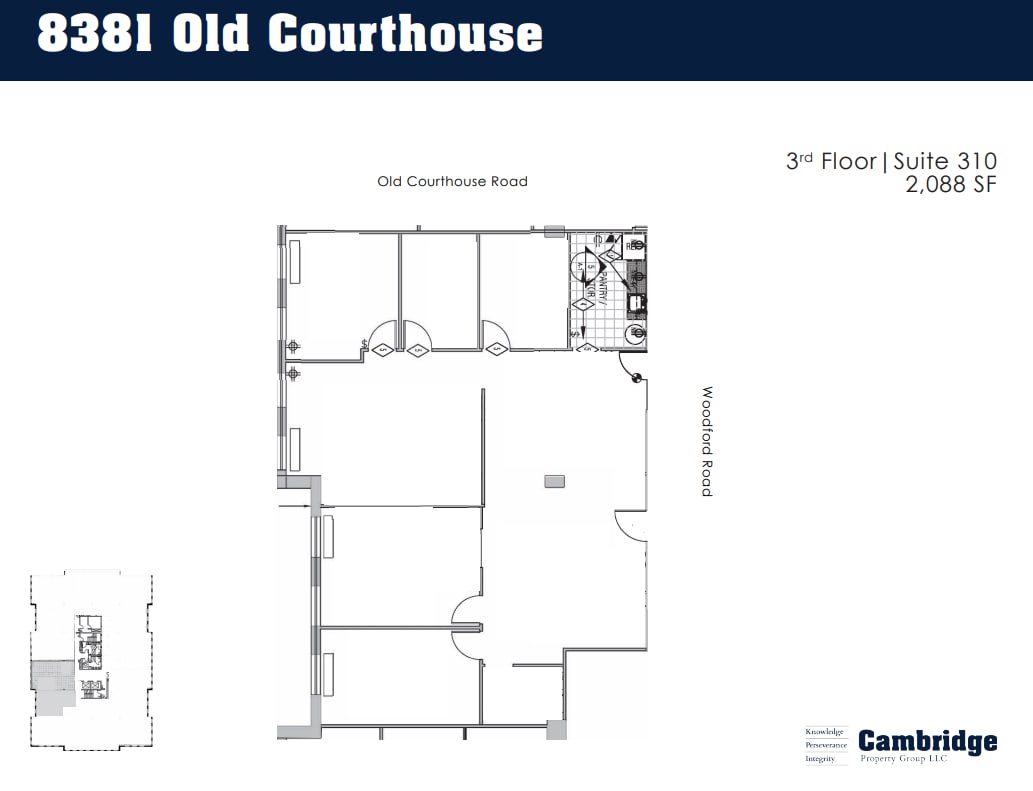 8381 Old Courthouse Rd, Vienna, VA for lease Floor Plan- Image 1 of 1