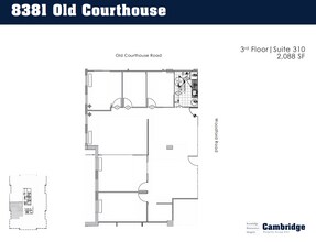 8381 Old Courthouse Rd, Vienna, VA for lease Floor Plan- Image 1 of 1