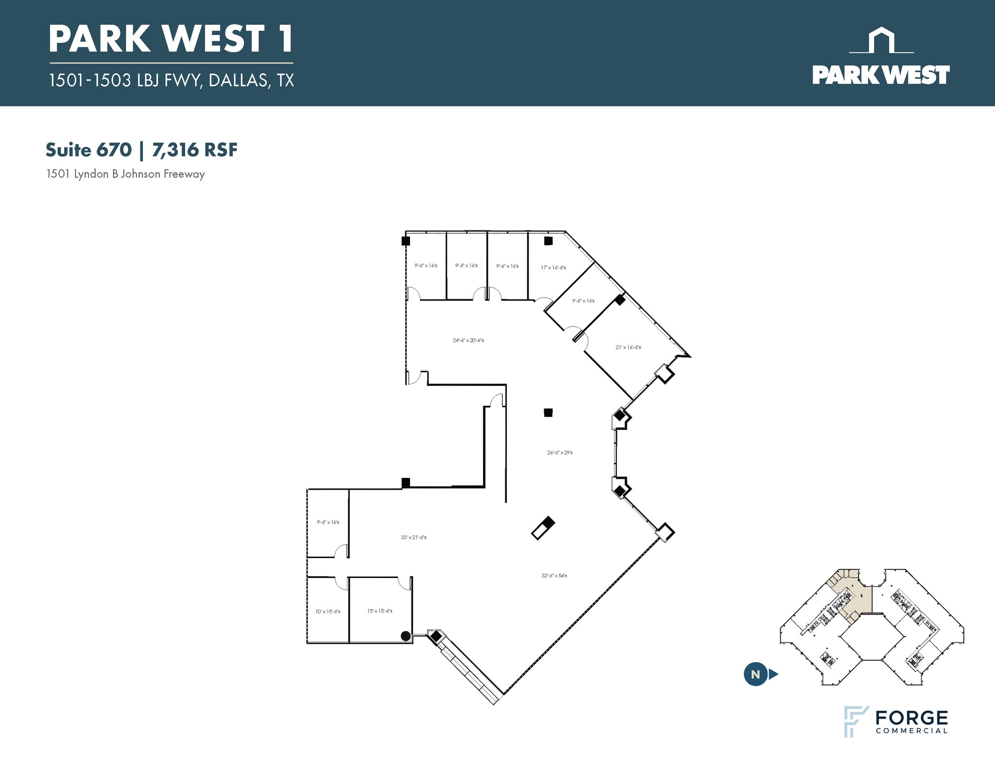 1501-1507 Lyndon B Johnson Fwy, Dallas, TX à louer Plan d’étage- Image 1 de 1