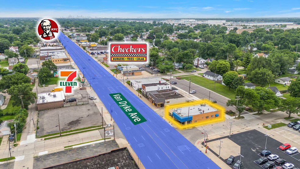 24055 Van Dyke Ave, Center Line, MI à vendre - Photo du bâtiment - Image 3 de 5