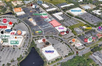 2720 N Mall Dr, Virginia Beach, VA for lease Aerial- Image 2 of 7