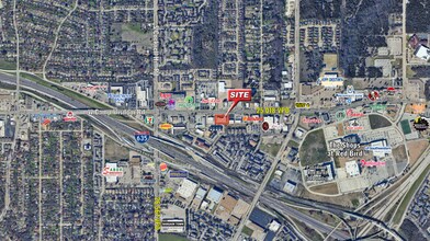 4110-4120 W Camp Wisdom Rd, Dallas, TX - AERIAL  map view