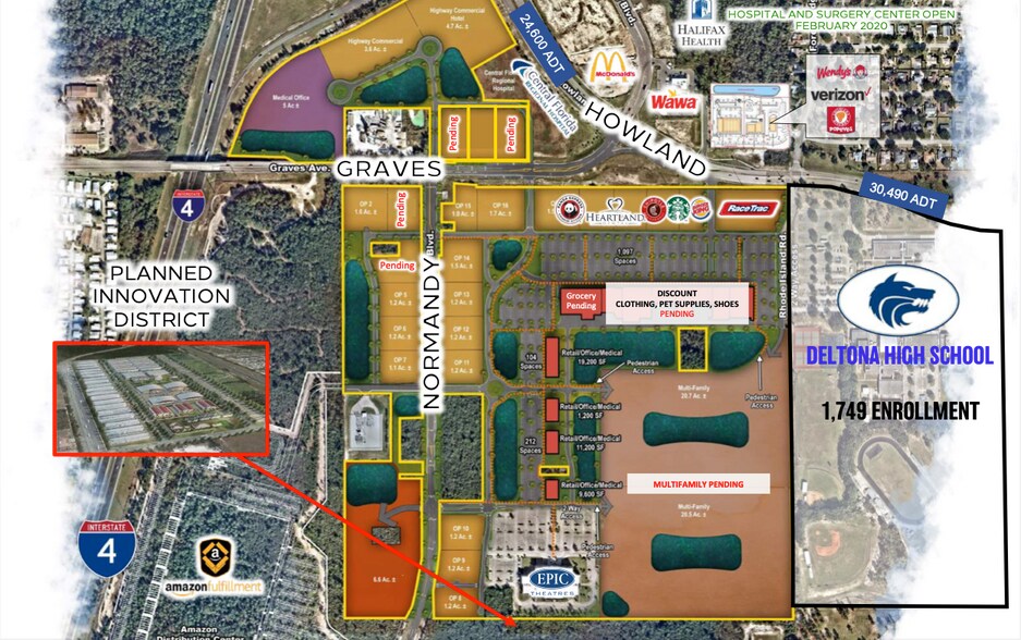 N Normandy Blvd & E Graves Ave, Deltona, FL à vendre - Photo du bâtiment - Image 1 de 1