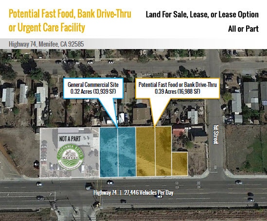US Highway 74, Romoland, CA for sale Building Photo- Image 1 of 1