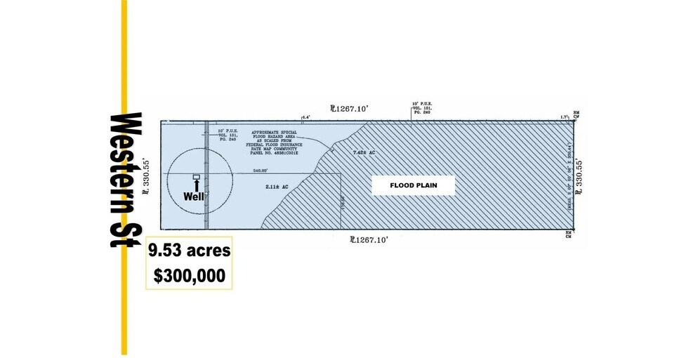 10895 S Western St, Palisades, TX à vendre - Plan cadastral - Image 2 de 2