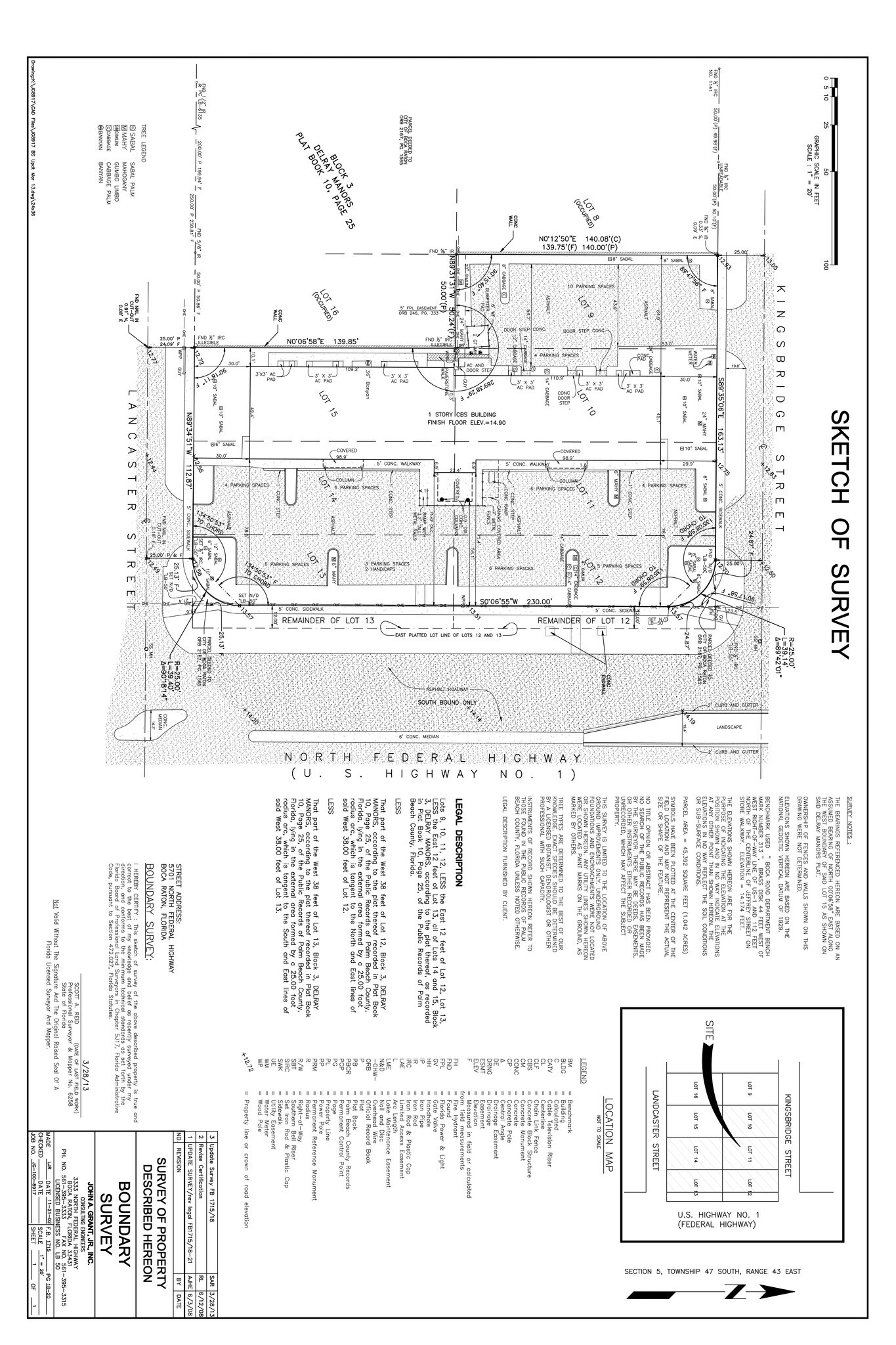 5701 N Federal Hwy, Boca Raton, FL à louer Plan de site- Image 1 de 1