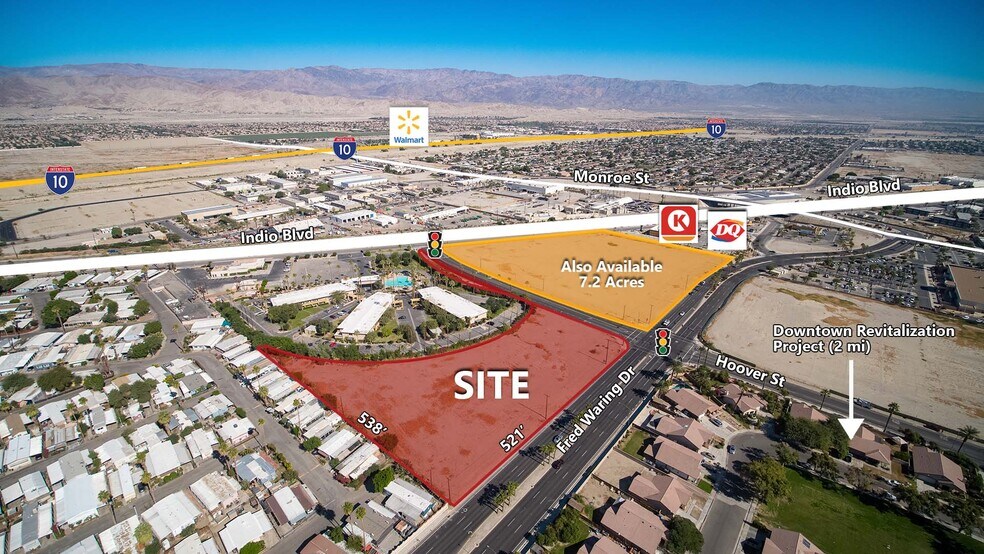 NWC Fred Waring/Hoover, Indio, CA à vendre - Photo du bâtiment - Image 2 de 3