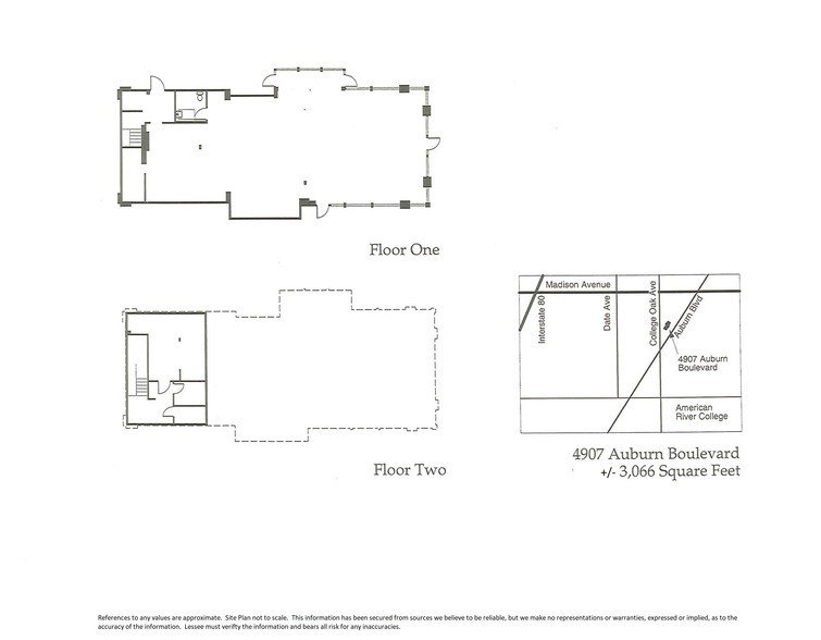 4907 Auburn Blvd, Sacramento, CA à louer - Plan d  tage - Image 3 de 3